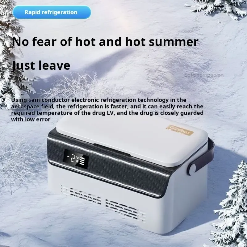 Boîte réfrigérante pour insuline à température constante, idéale pour le voyage en voiture et le domicile 3