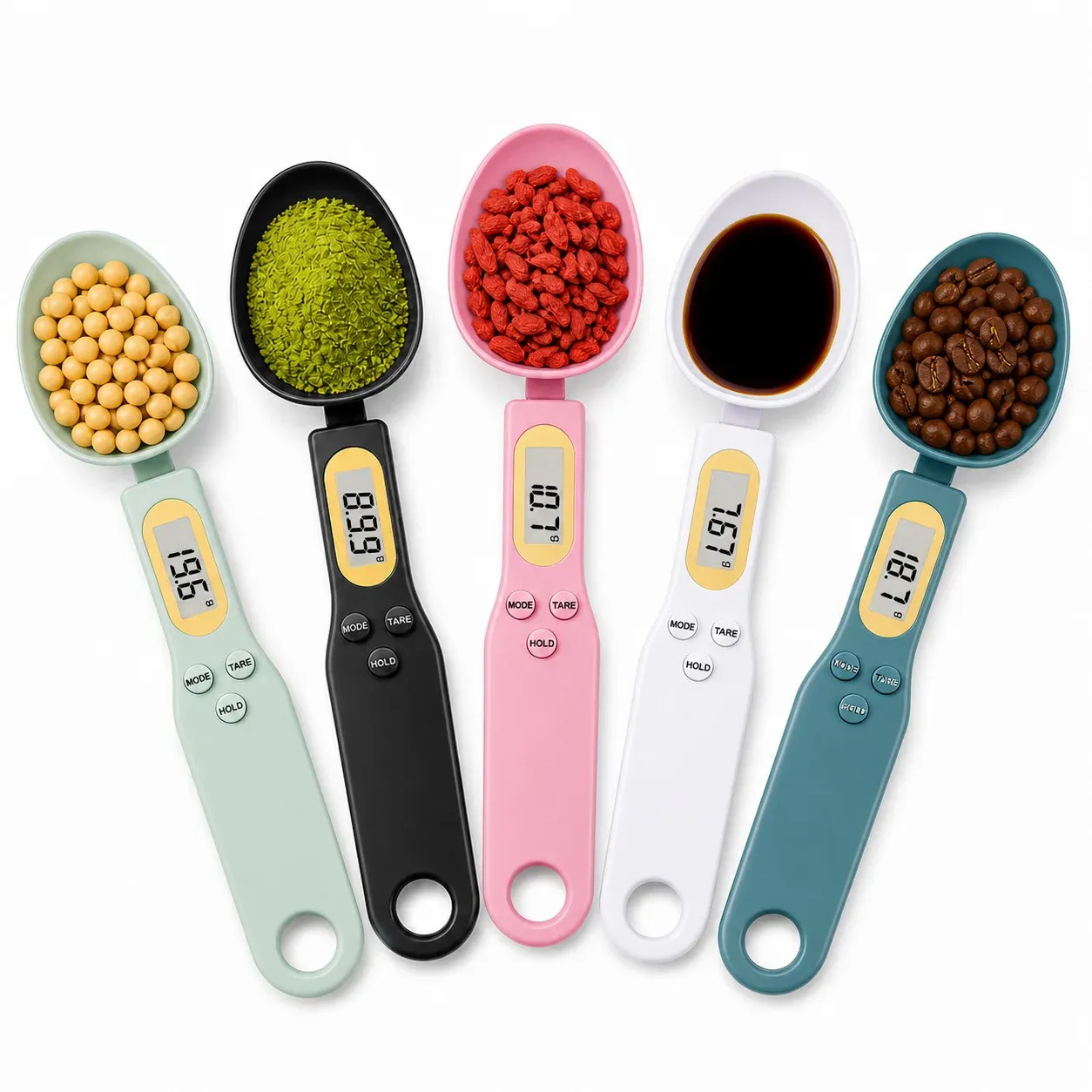 Cuillère de pesée numérique 0,1 g – 500 g à écran LCD, pour café moulu, lait en poudre et farine 1