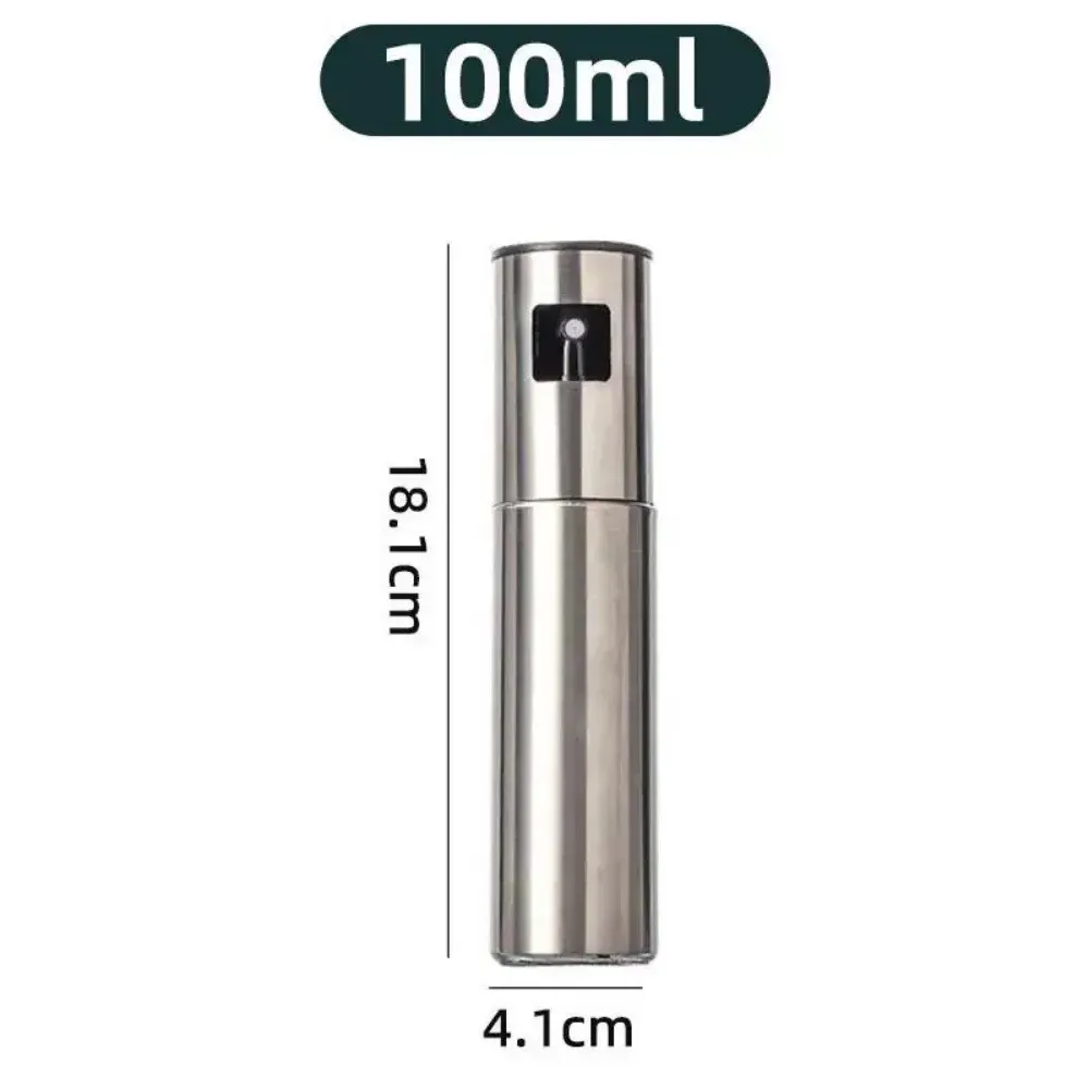 Pulvérisateur d'huile d'olive portable 100 ml en acier inoxydable, rechargeable et anti-fuite, pour la cuisine 7