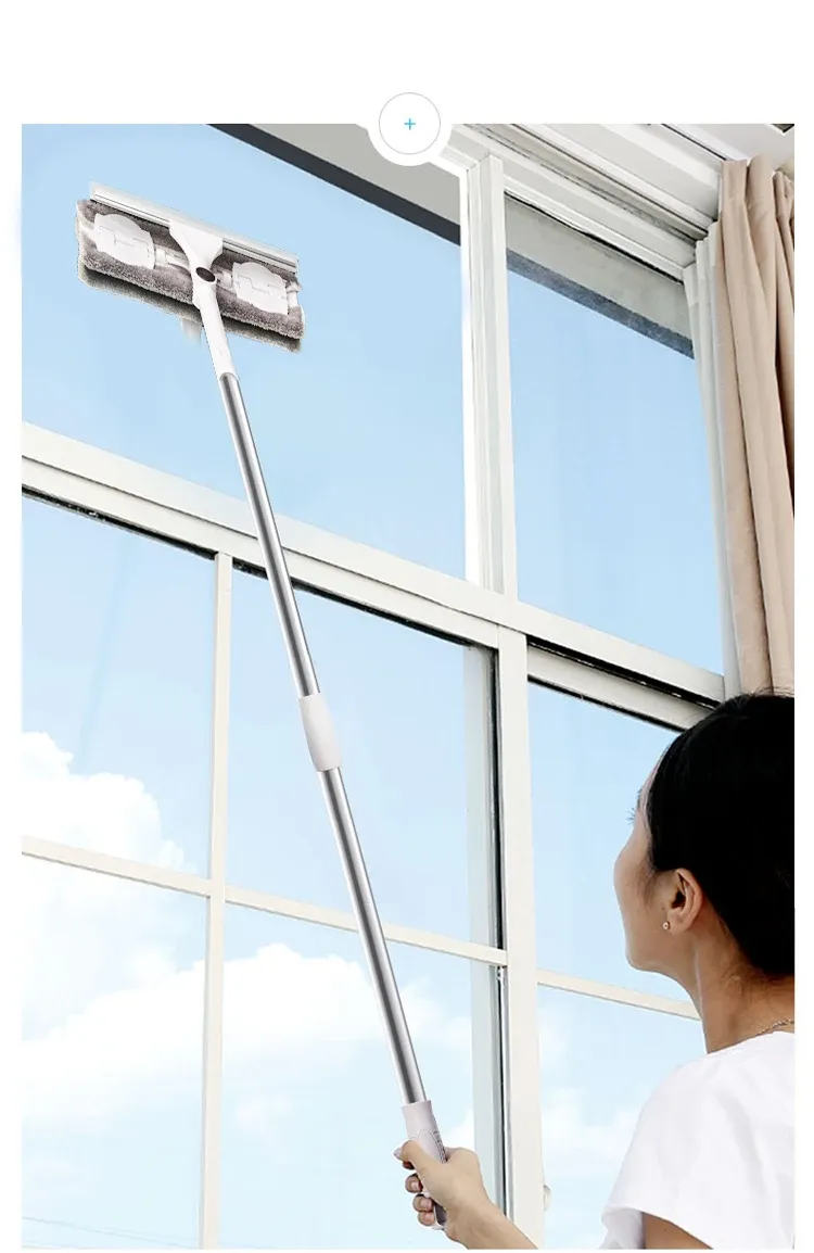 Outil de lavage de vitres sous différents angles