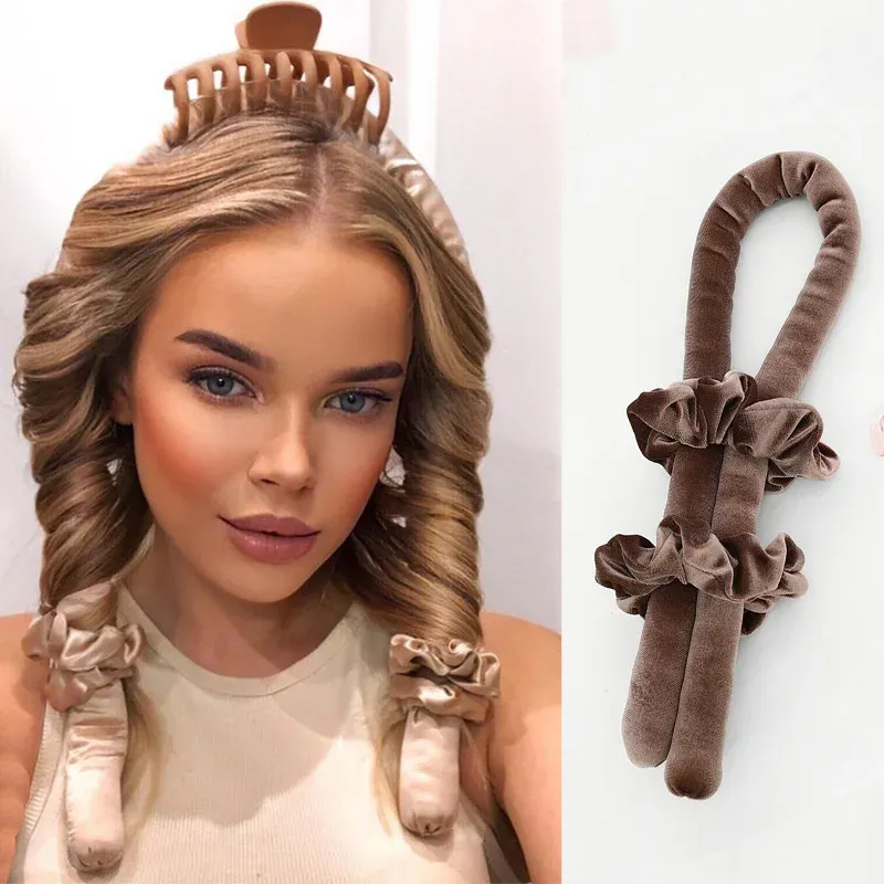 Boucles souples obtenues avec le bandeau sans chaleur