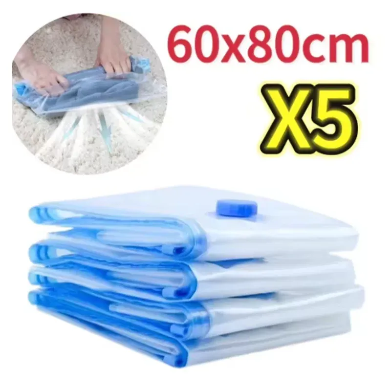 Sacs de rangement sous vide à valve, pliables et compressibles, grande taille pour vêtements et couvertures 12