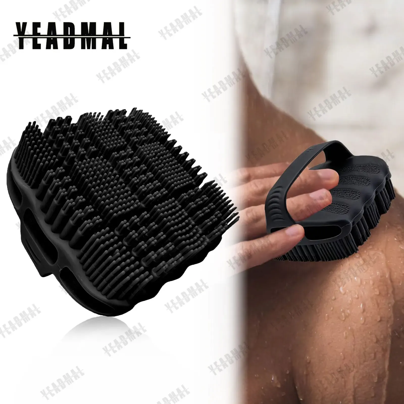 Gommage corporel en silicone, brosse de douche exfoliante pour hommes et femmes, alternative souple au luffa à séchage rapide, adaptée à tous types de peau 1