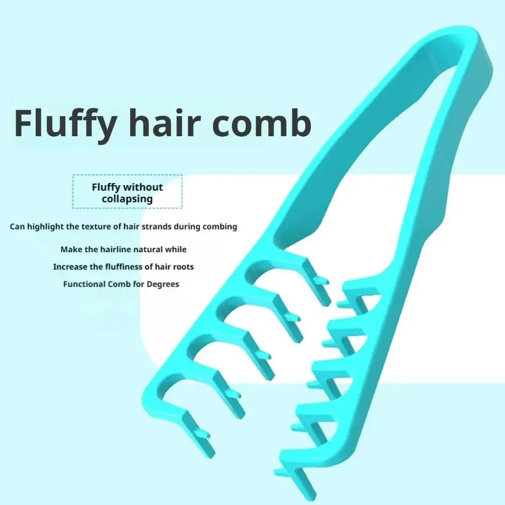 Peigne à dents larges pour volume et texture aux racines, outil de coiffure M0U7 6