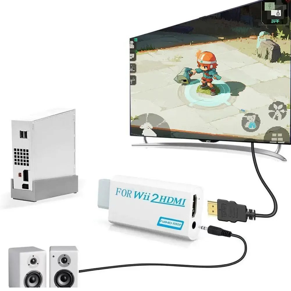 Adaptateur Wii vers HDMI, vue complémentaire