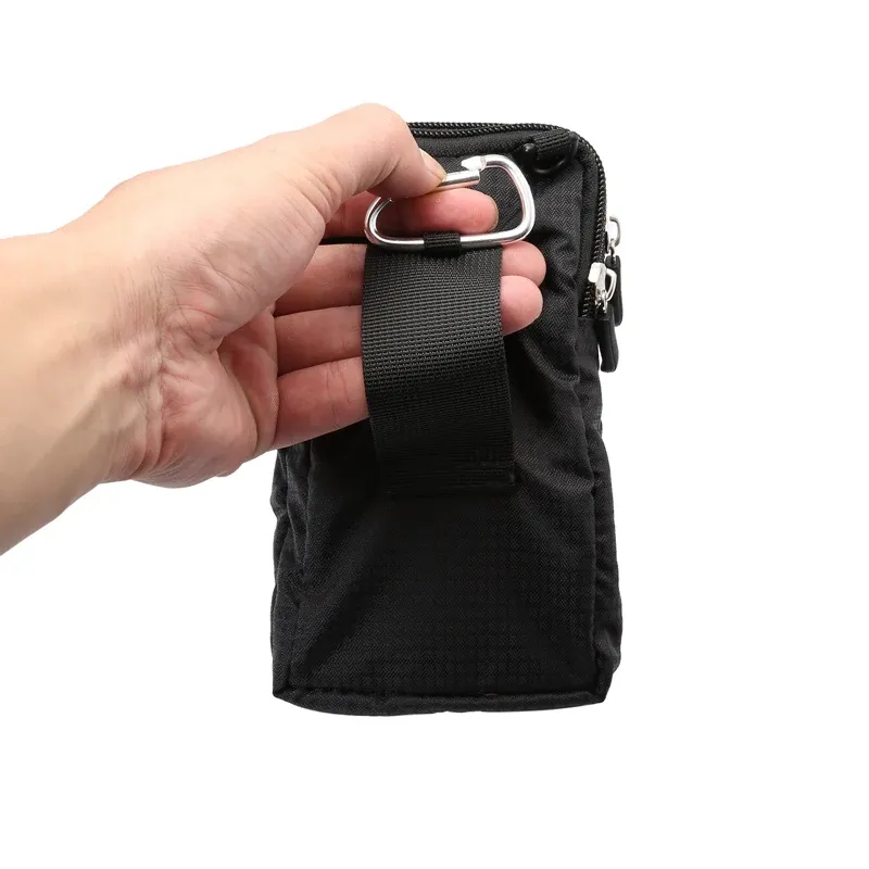 Pochette universelle pour smartphone avec clip de ceinture, étui portefeuille compatible iPhone 12 à 14 Pro Max, Samsung, Huawei, Xiaomi et LG 3