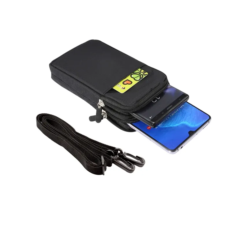 Pochette universelle pour smartphone avec clip de ceinture, étui portefeuille compatible iPhone 12 à 14 Pro Max, Samsung, Huawei, Xiaomi et LG 4