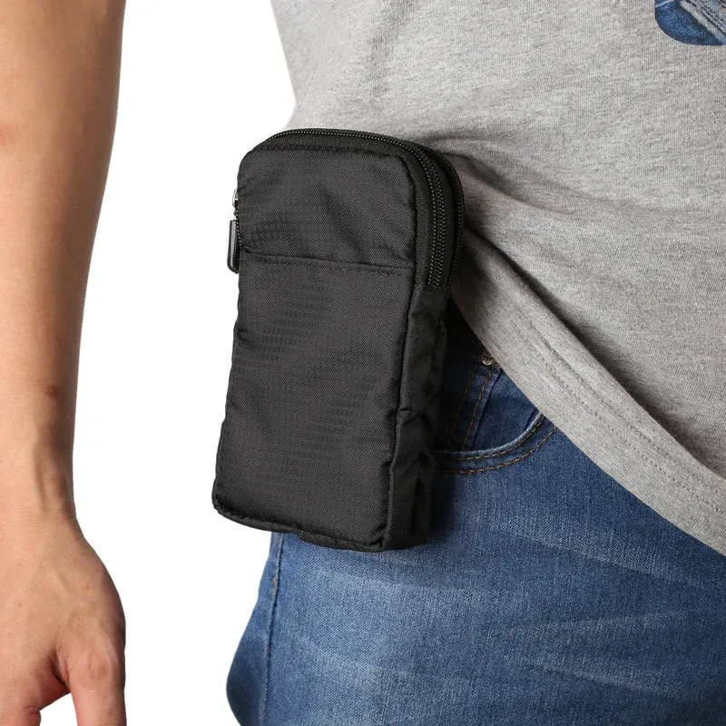 Pochette universelle pour smartphone avec clip de ceinture, étui portefeuille compatible iPhone 12 à 14 Pro Max, Samsung, Huawei, Xiaomi et LG 5