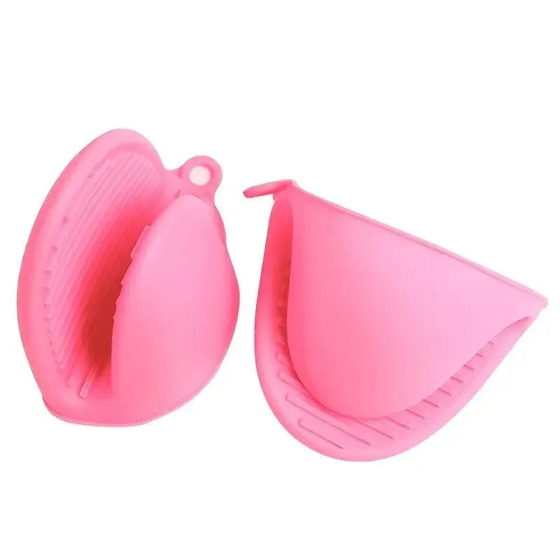 Gants porte-pot en silicone, lot de 2, poignée antidérapante, anti-brûlure et isolation thermique 5