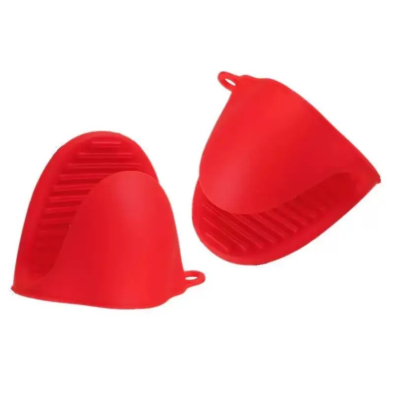 Gants porte-pot en silicone, lot de 2, poignée antidérapante, anti-brûlure et isolation thermique 6