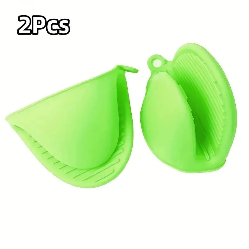 Gants porte-pot en silicone, lot de 2, poignée antidérapante, anti-brûlure et isolation thermique 8