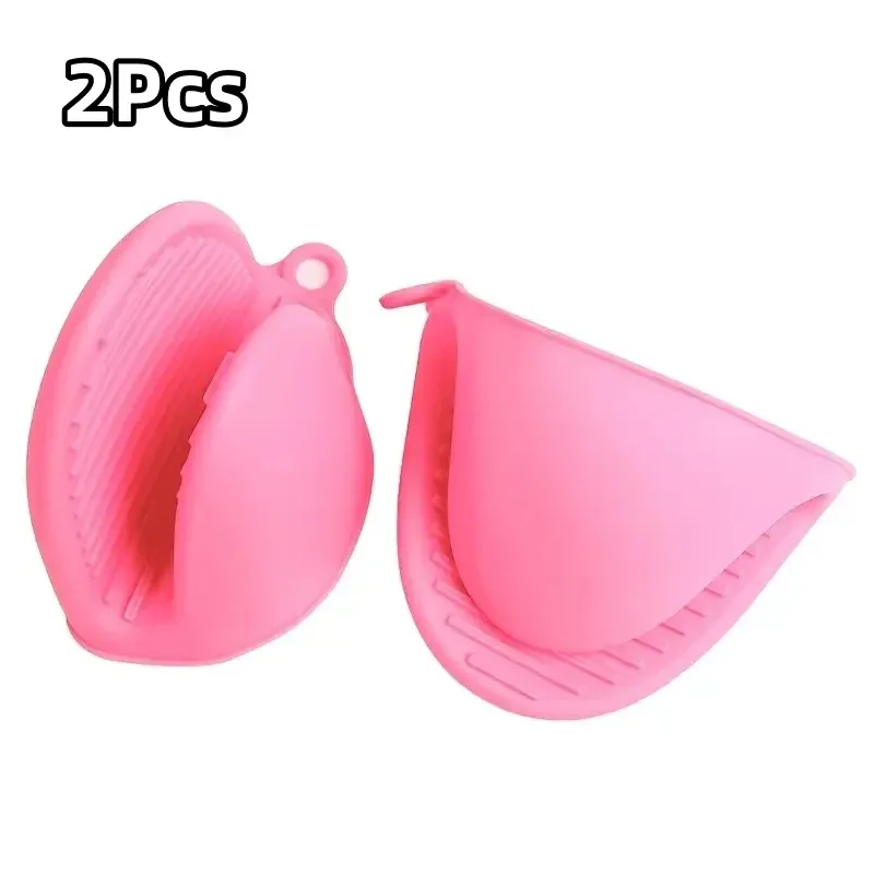 Gants porte-pot en silicone, lot de 2, poignée antidérapante, anti-brûlure et isolation thermique 7