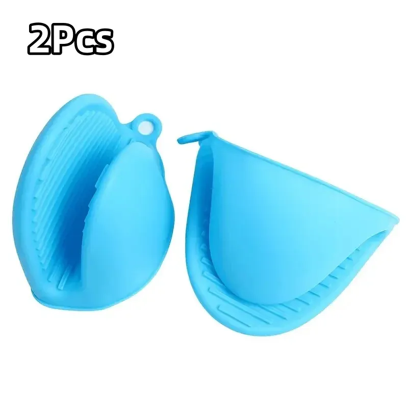 Gants porte-pot en silicone, lot de 2, poignée antidérapante, anti-brûlure et isolation thermique 11