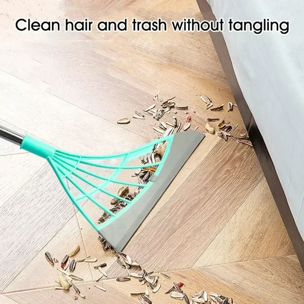 Balai magique en silicone, détail de la tête de nettoyage