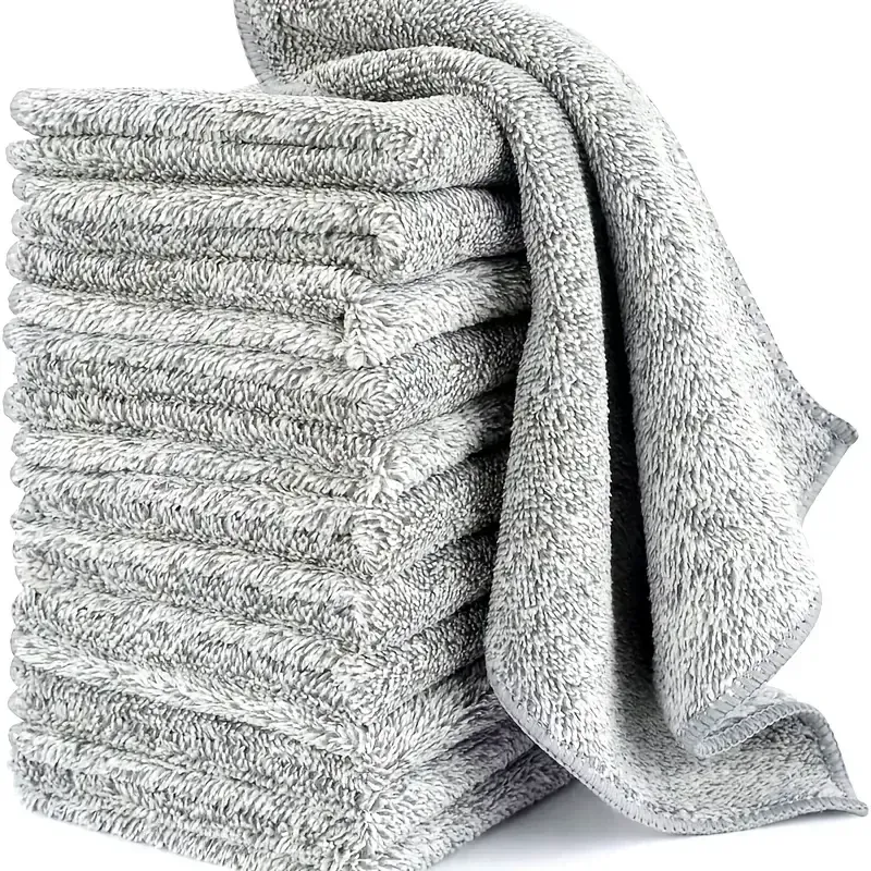Chiffons en microfibre épais, non pelucheux et réutilisables pour vitres de voiture 3