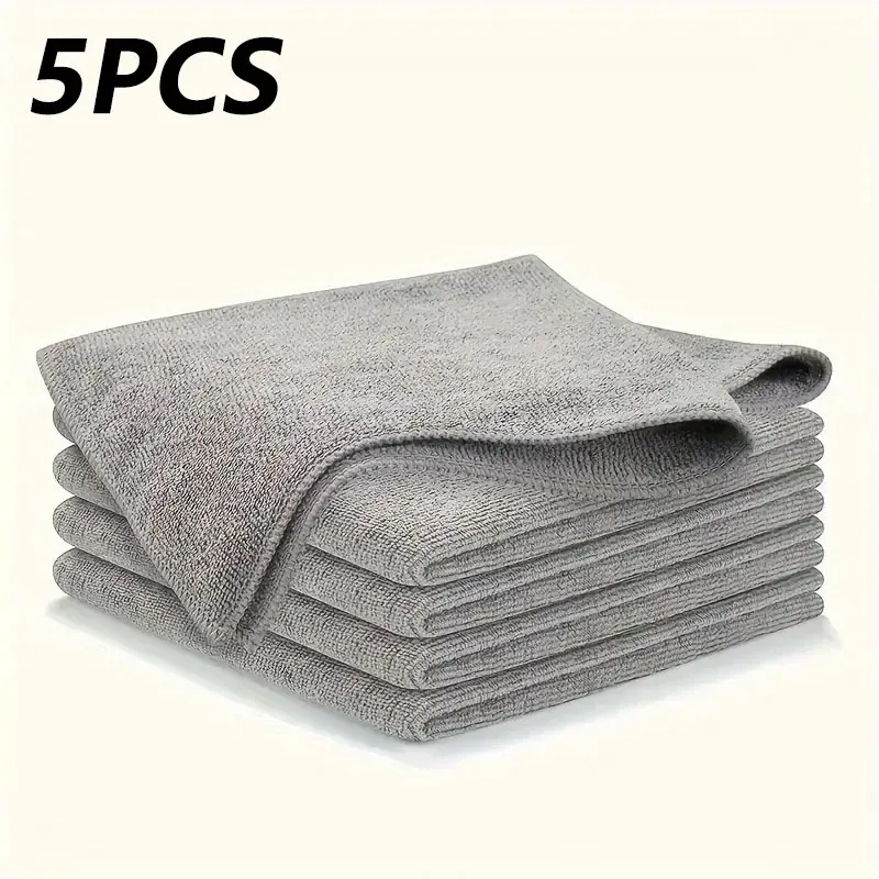 Chiffons en microfibre épais, non pelucheux et réutilisables pour vitres de voiture 7