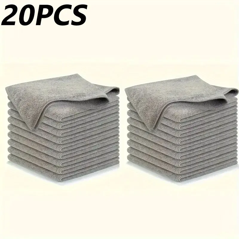 Chiffons en microfibre épais, non pelucheux et réutilisables pour vitres de voiture 9