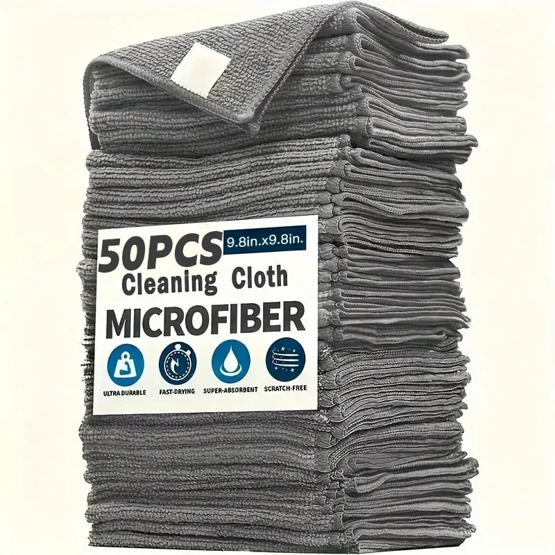 Chiffons en microfibre épais, non pelucheux et réutilisables pour vitres de voiture 10
