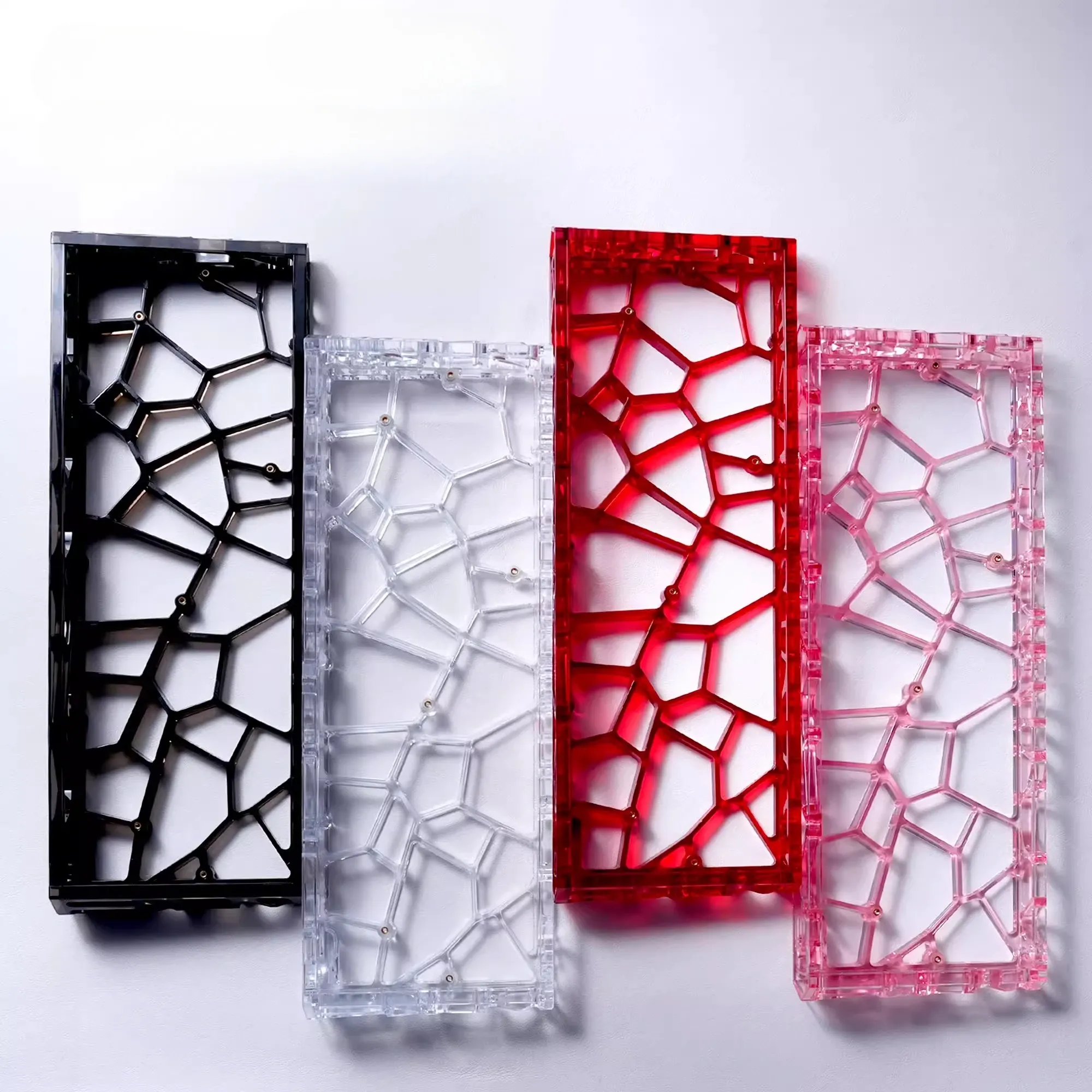 Coque de clavier transparente pour GH60, Wooting 60 et MAD60, disposition 60 %, boîtier personnalisé pour clavier PC 1
