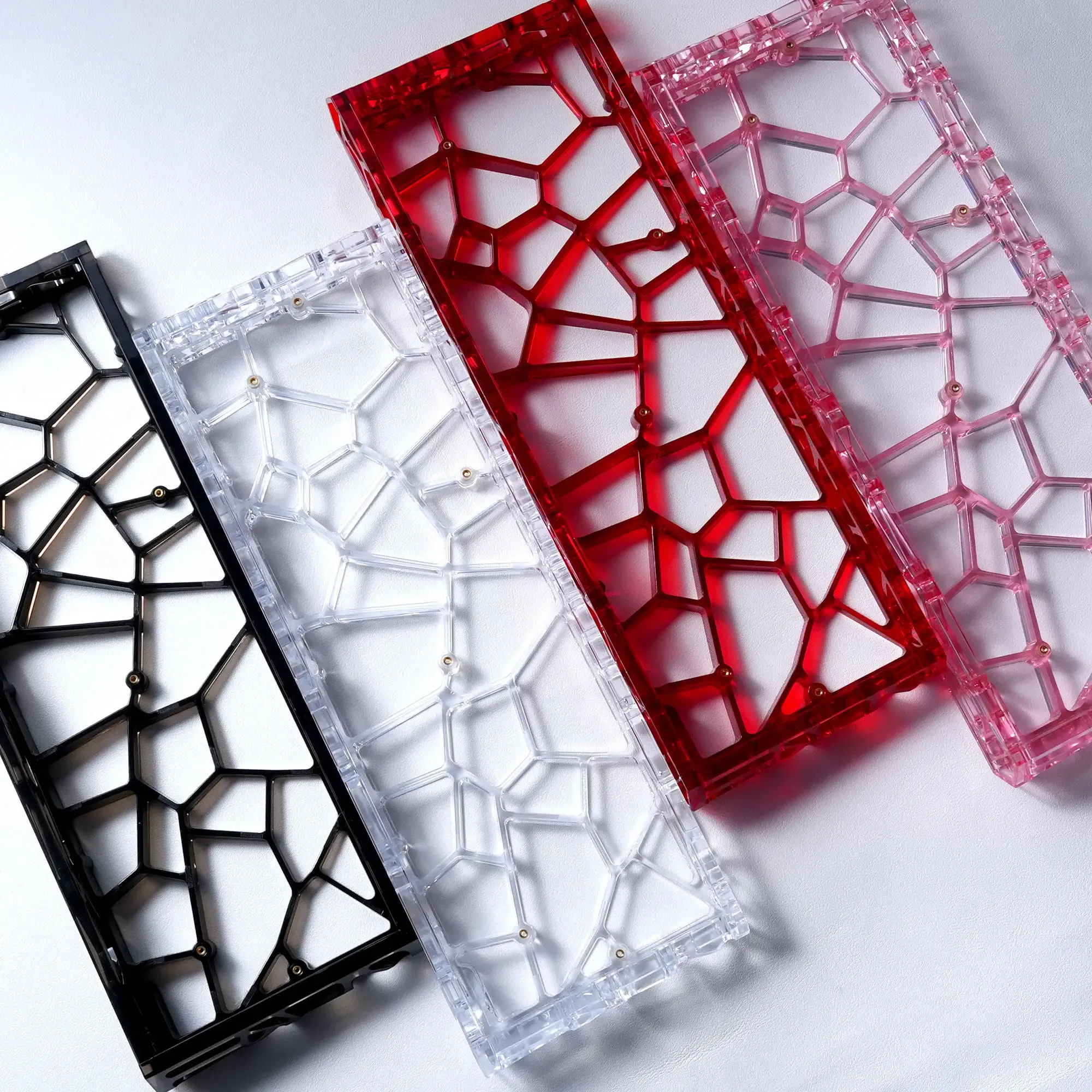 Coque de clavier transparente pour GH60, Wooting 60 et MAD60, disposition 60 %, boîtier personnalisé pour clavier PC 3