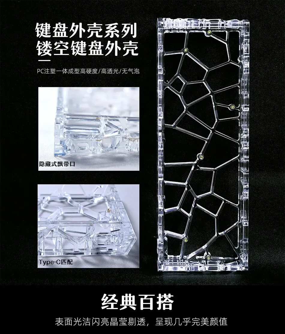 Coque transparente vue sous un autre angle