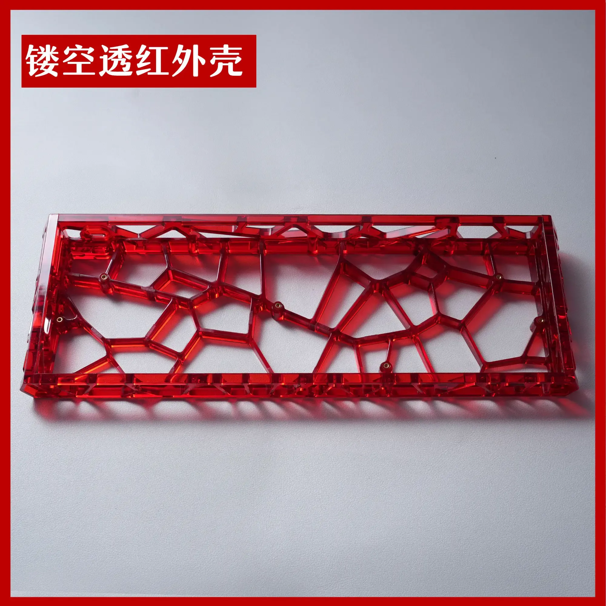 Coque de clavier transparente pour GH60, Wooting 60 et MAD60, disposition 60 %, boîtier personnalisé pour clavier PC 12