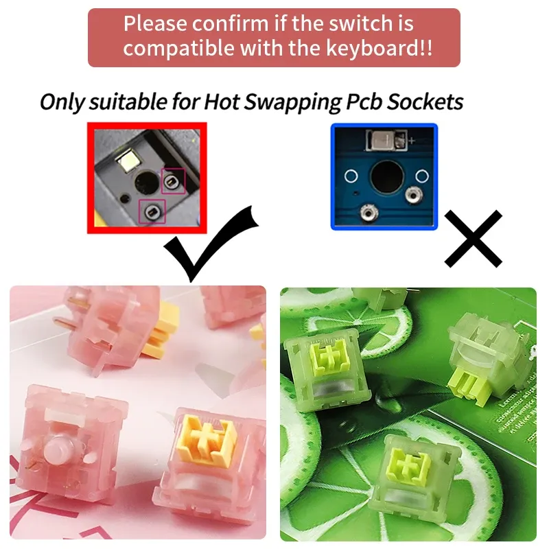 Interrupteurs Outemu Silencieux Pêche V3 Lubrifiés, Linéaires, Silencieux, Compatibles Hot-Swap, 5 Broches, Clavier Mécanique 4