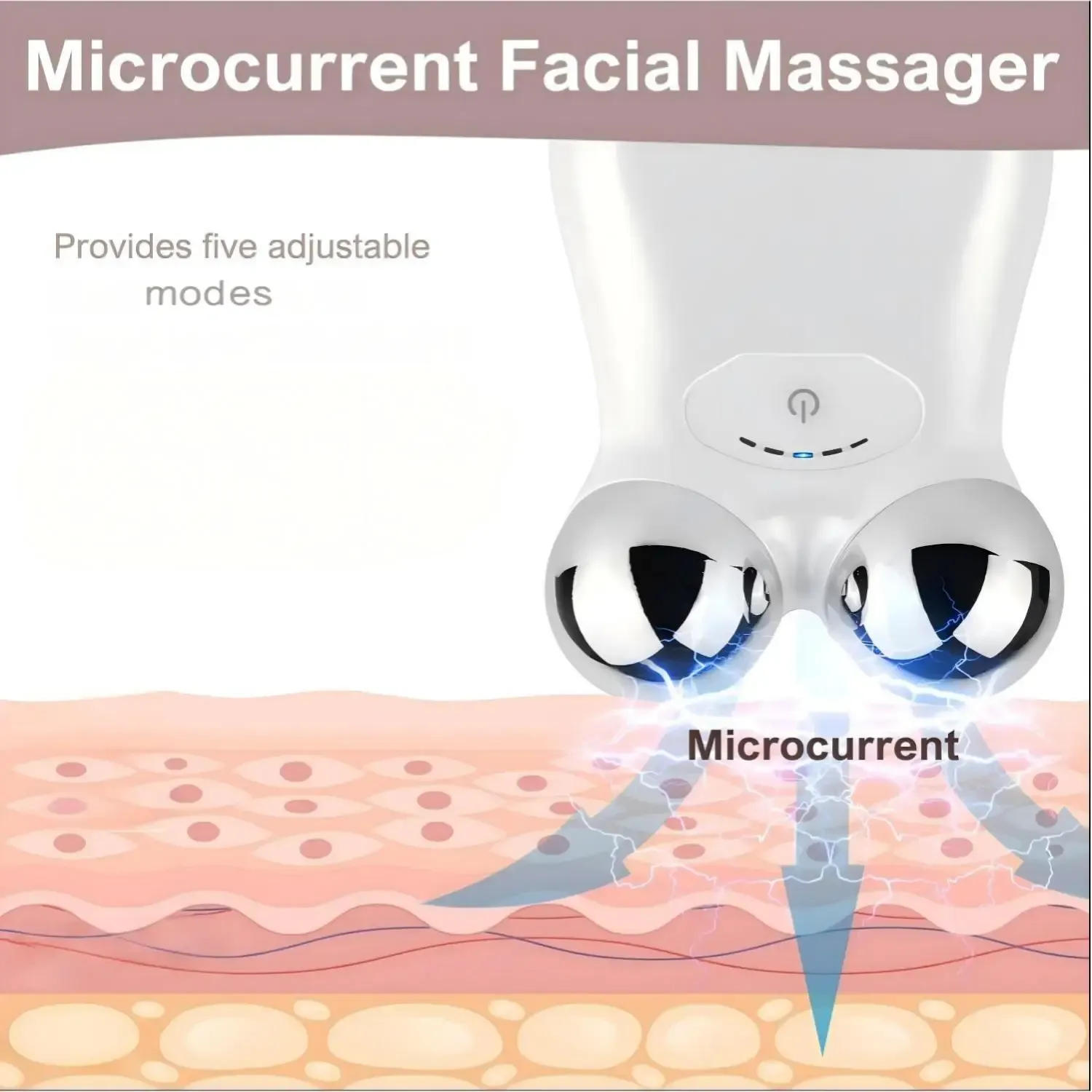 Appareil de massage facial 5 en 1 à micro-courant et EMS 3