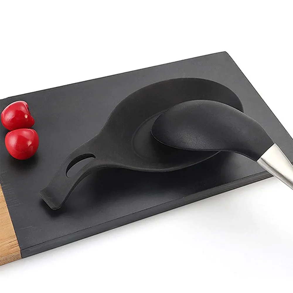 Repose-cuillère en silicone, présentation finale