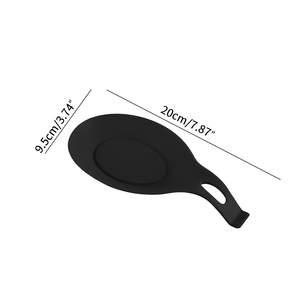 Repose-cuillère en silicone résistant à la chaleur 9