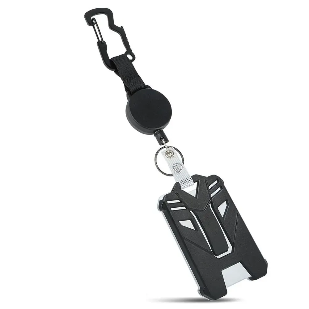 Porte-badge rétractable et robuste avec clip ceinture, porte-carte d'identité, mousqueton 7