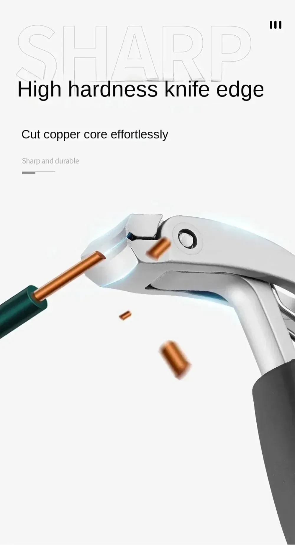 Coupe-ongles, finition et ergonomie