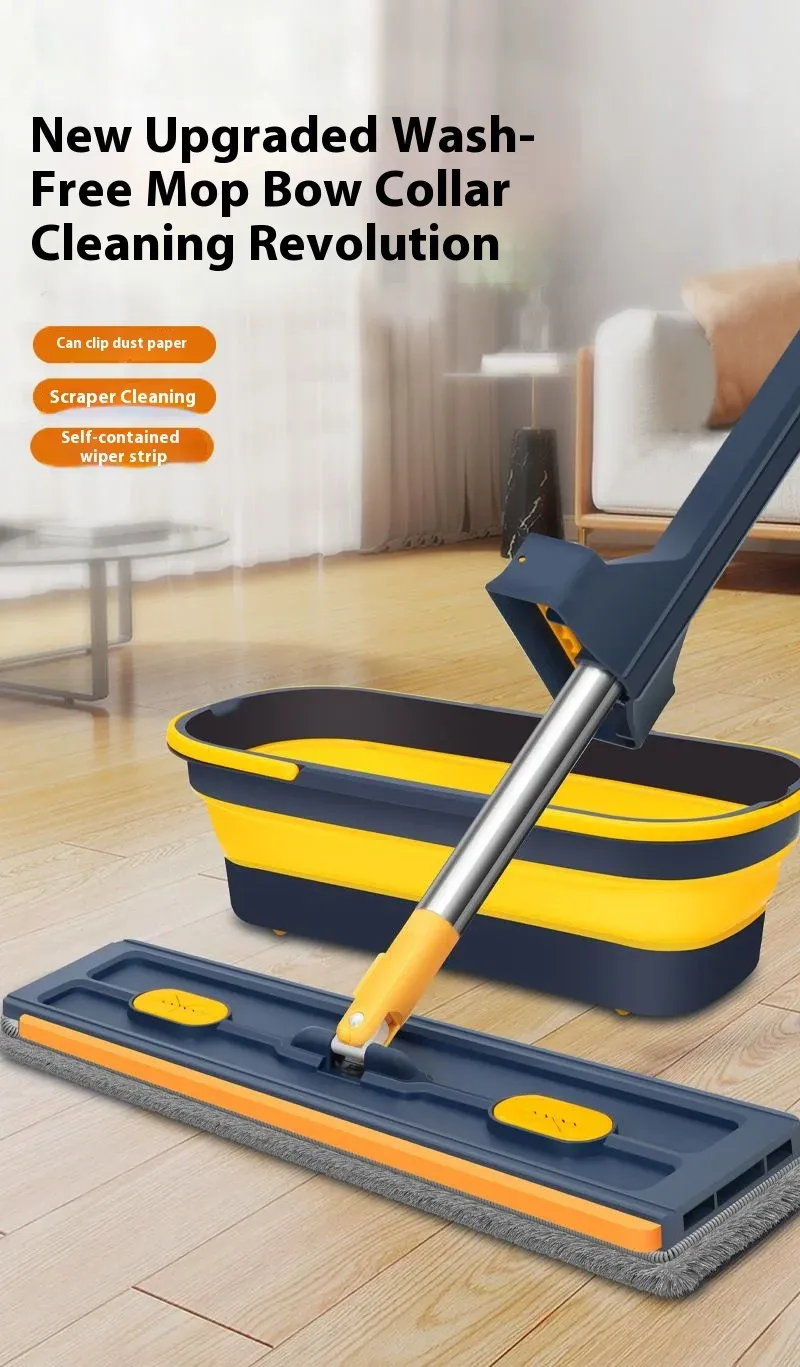 Balai à plat rotatif à 360° en microfibre, vue d'ensemble