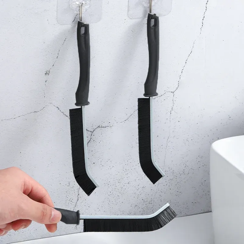 Détail de la tête de brosse fine et flexible