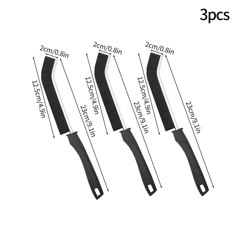 Brosse de nettoyage à poils durs pour joints de carrelage, coulis et angles morts, idéale pour la salle de bains et la cuisine 8
