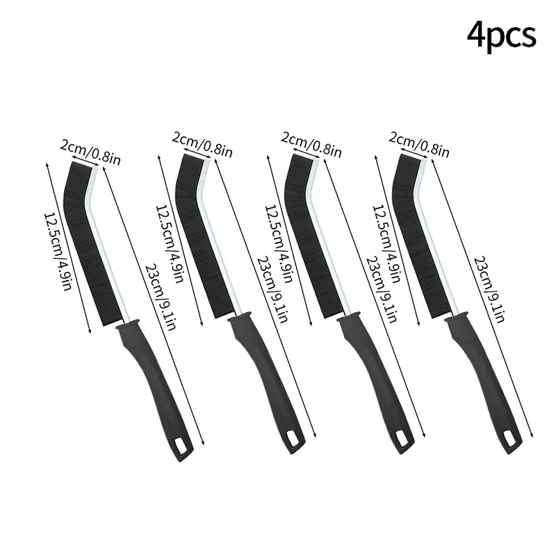 Brosse de nettoyage à poils durs pour joints de carrelage, coulis et angles morts, idéale pour la salle de bains et la cuisine 9