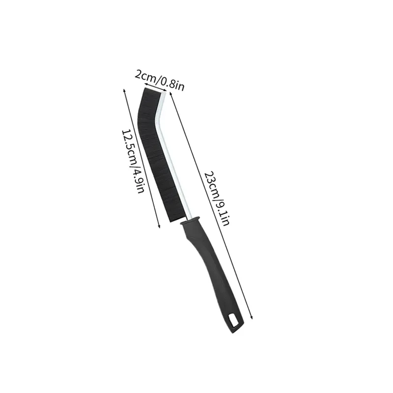 Brosse de nettoyage à poils durs pour joints de carrelage, coulis et angles morts, idéale pour la salle de bains et la cuisine 7