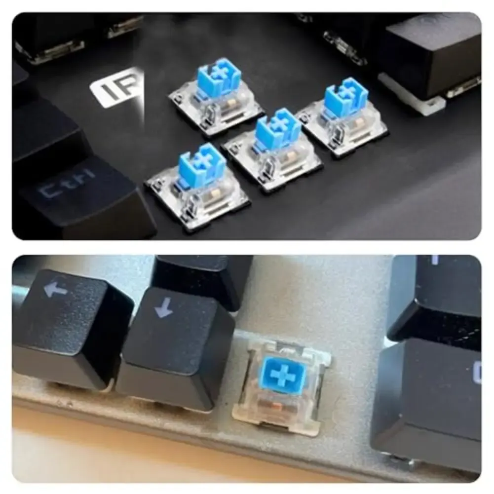 Interrupteurs tactiles en situation d'utilisation