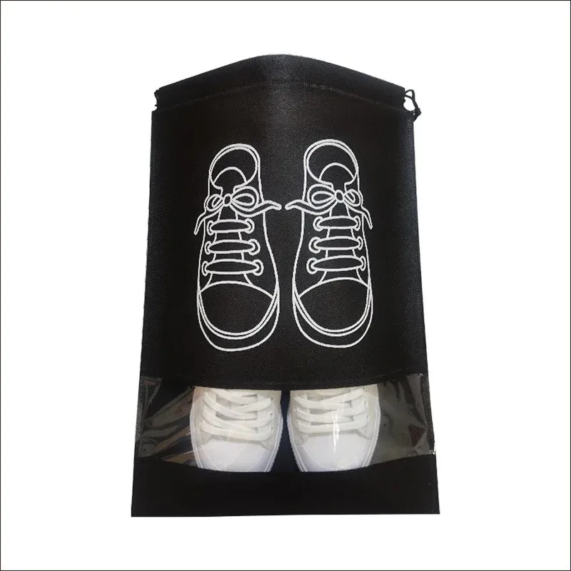 Sacs de rangement pour chaussures, lot de 10 et 5 pièces, organisateur de placard, sac de voyage portable en non-tissé, pochette étanche pour vêtements, sac suspendu 9