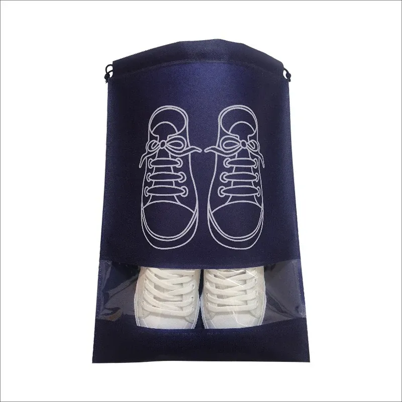 Sacs de rangement pour chaussures, lot de 10 et 5 pièces, organisateur de placard, sac de voyage portable en non-tissé, pochette étanche pour vêtements, sac suspendu 10