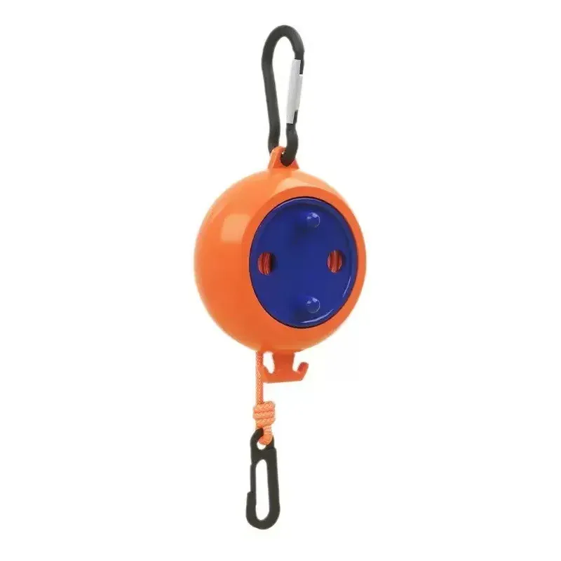 Corde à linge rétractable pour séchage en extérieur, résistante au vent et antidérapante, idéale pour hôtels et campings 2