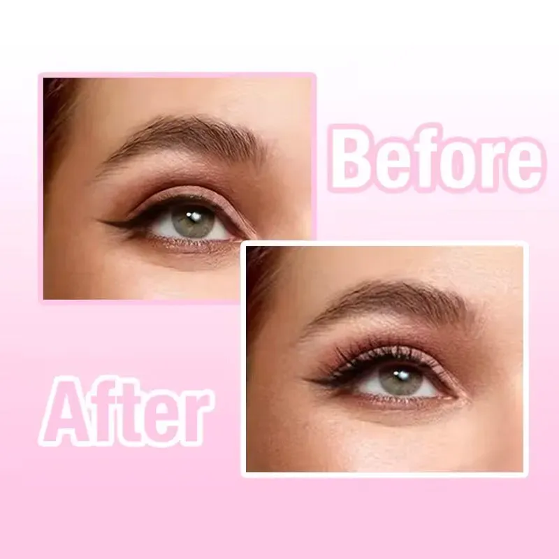 Cils effet œil de chat, look final