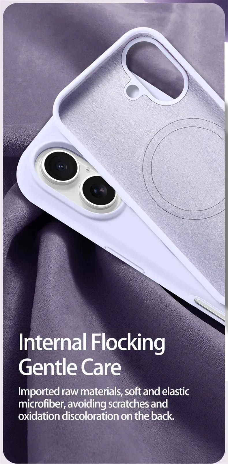 Coque silicone vue latérale