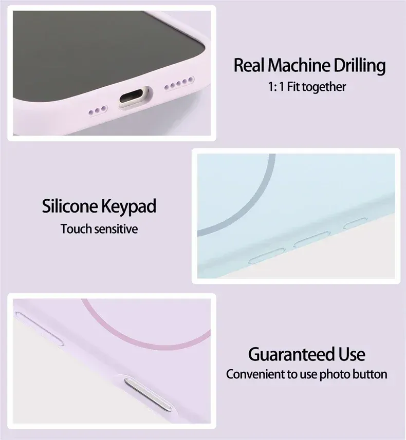 Coque silicone, finition soignée