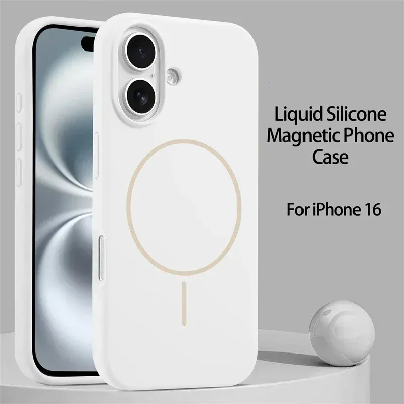 Coque silicone, compatibilité MagSafe
