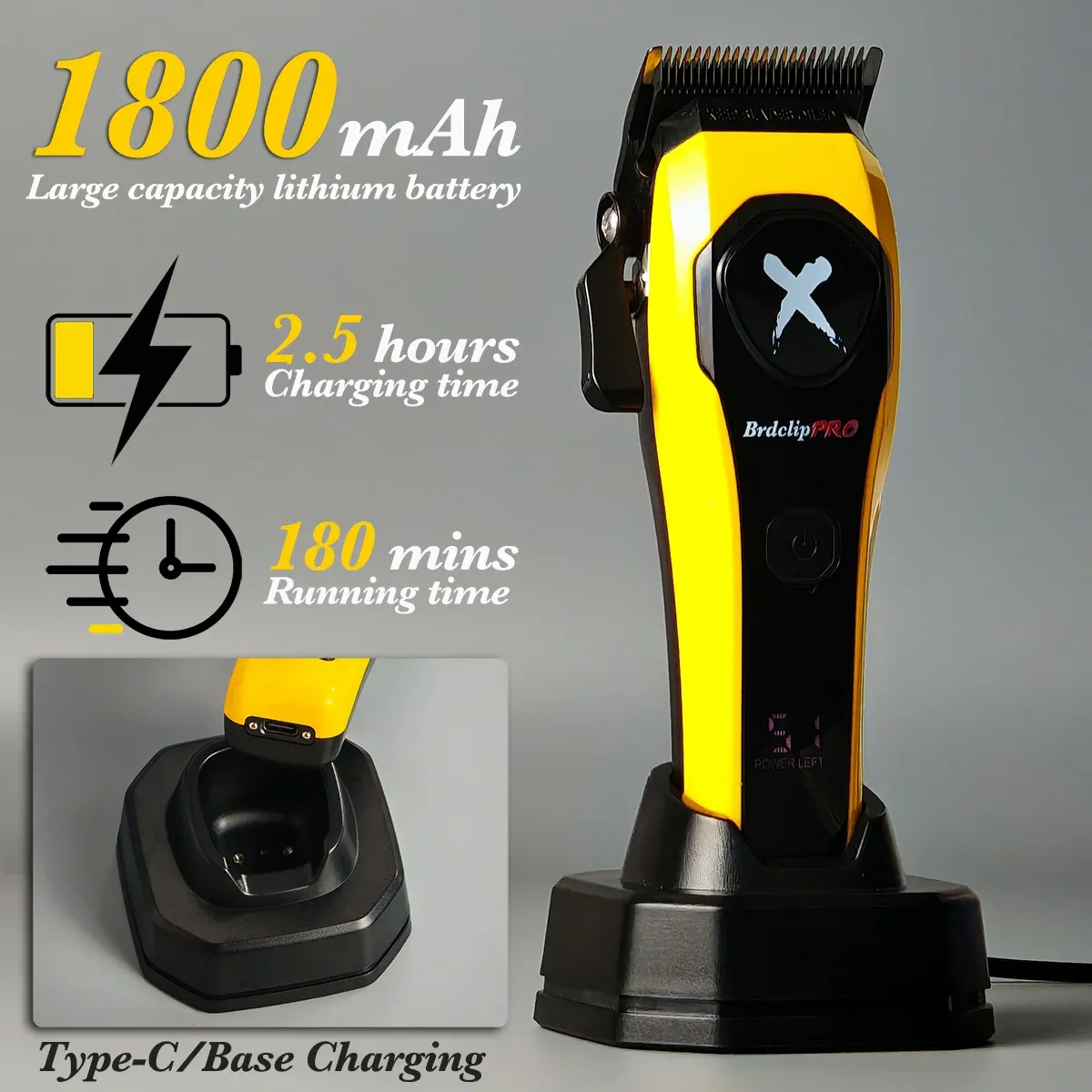 Écran LED de la tondeuse BRDCLIP