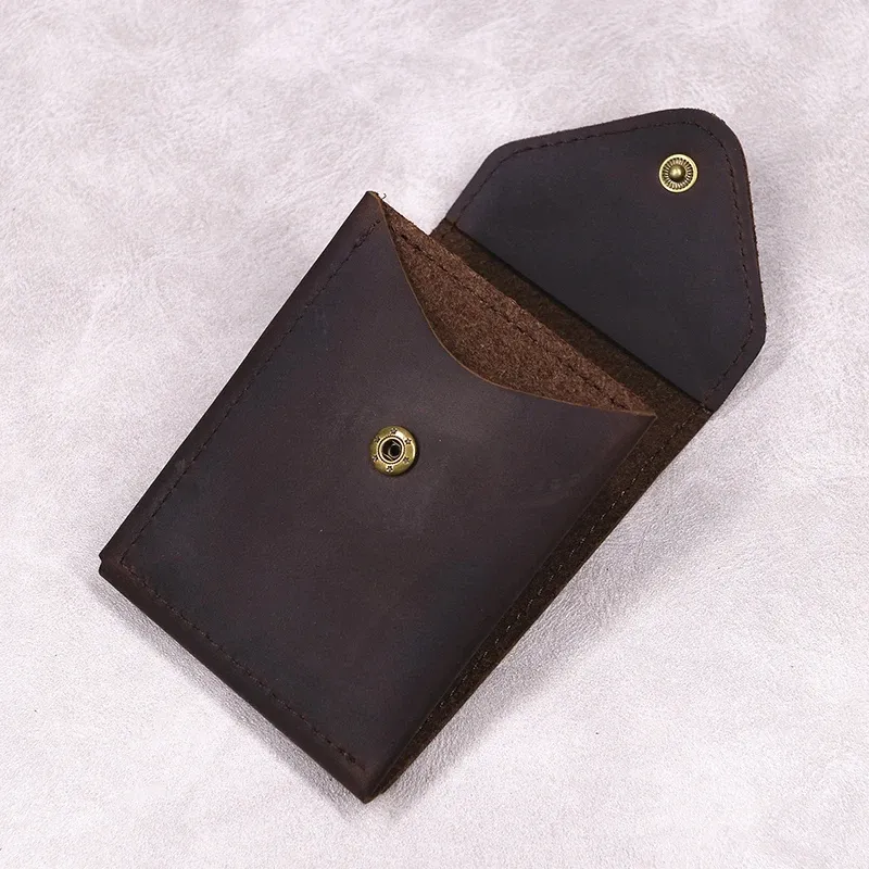Détail du portefeuille en cuir véritable, vue 5