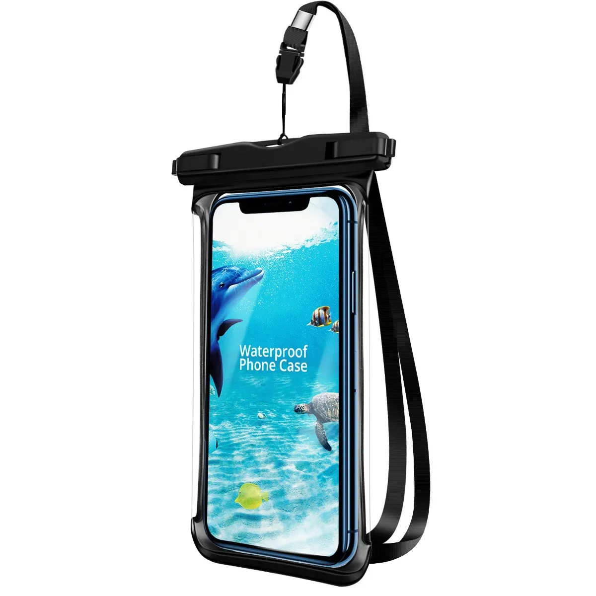 Étui étanche universel pour téléphone, pochette de protection sous-marine compatible iPhone 11 à 14 Pro Max et X 12