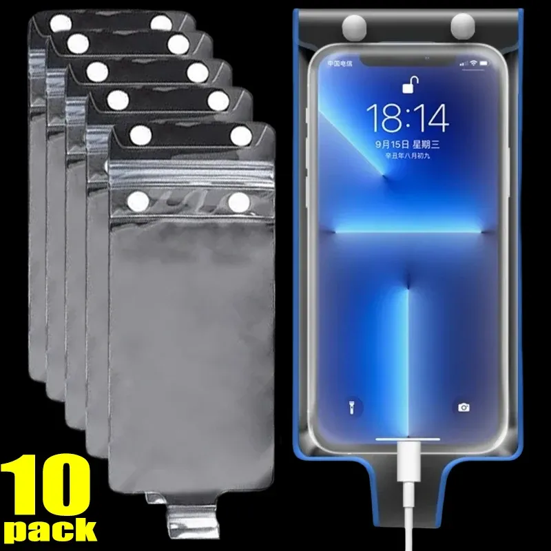 Pochette étanche transparente pour smartphone, étui universel pour le cyclisme et l'équitation en plein air