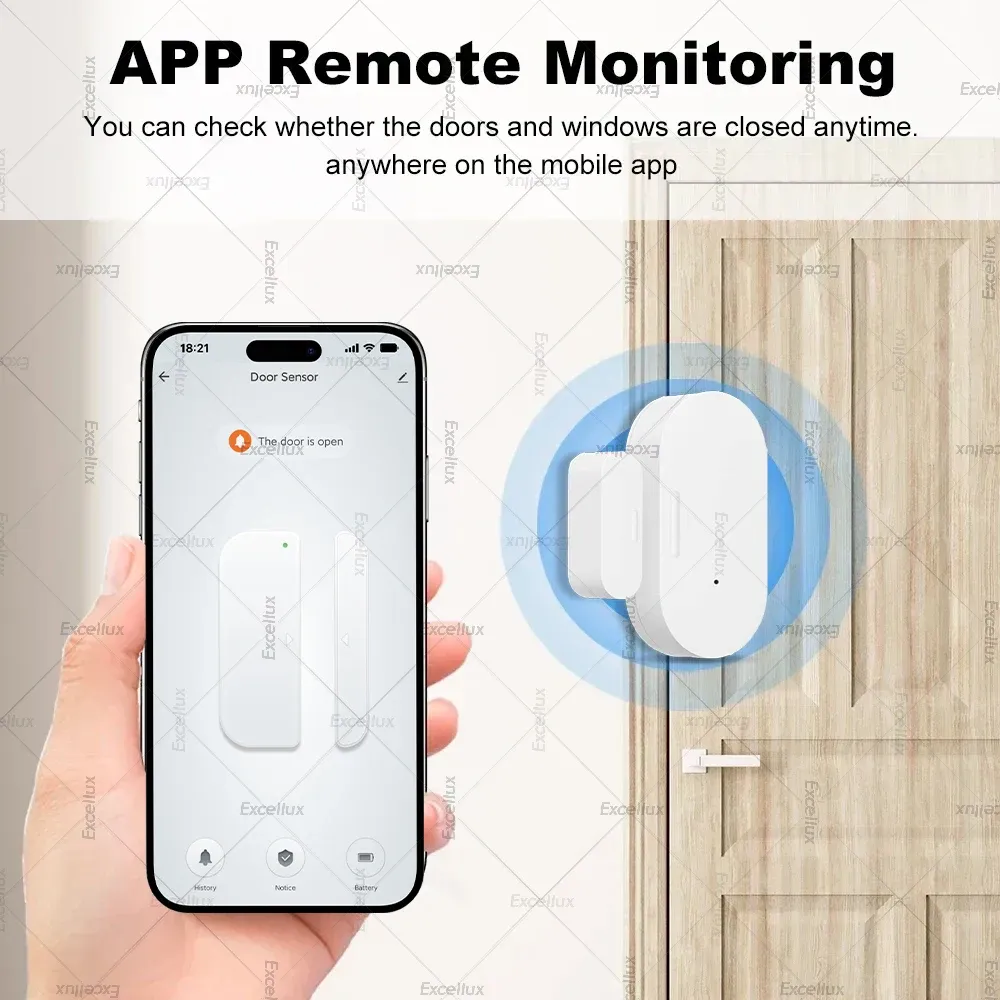 Capteur de porte et fenêtre Zigbee, usage au quotidien
